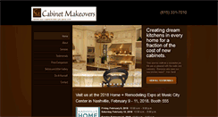Desktop Screenshot of cabinetmakeoverstn.com